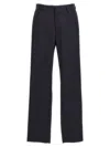 Fendi Crepe Trousers Featuring Pockets And Pleats In Blue