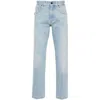 Fendi Mid-rise Tapered Jeans In Blue