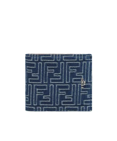 FENDI FENDI FF JACQUARD BI-FOLD WALLET