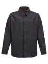 Fendi Dark Blue Denim Selleria Jacket In Blue
