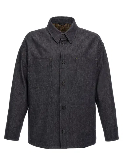 FENDI BLUE DENIM JACKET