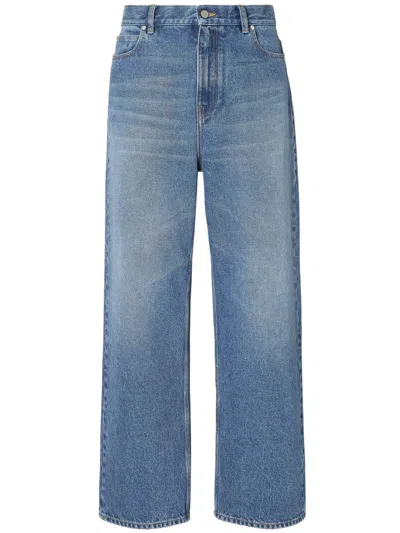 Fendi Stone-wash Relaxed Fit Jeans In Blue