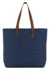 Fendi Borsa Shopping In Denim Ricamato  Uomo