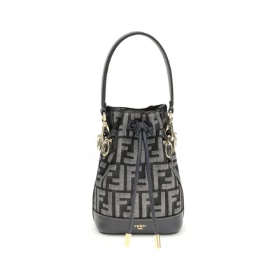 Fendi Blue Fabric Shoulder Bag