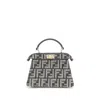 Fendi Blue Fabric Shoulder Women's Bag In Blue