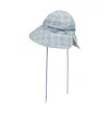 Fendi Blue Ff Canvas Hat In Blue