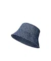 Fendi Bucket Hat In Blue Ff Denim Men In Blue