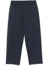 Fendi Ff Embossed Track Pants In Blue