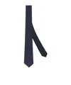 Fendi Blue Ff Silk Tie In Blue