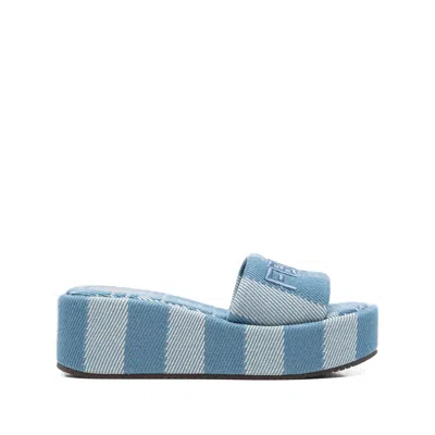 Fendi Blue Flip-flops & Slides Women