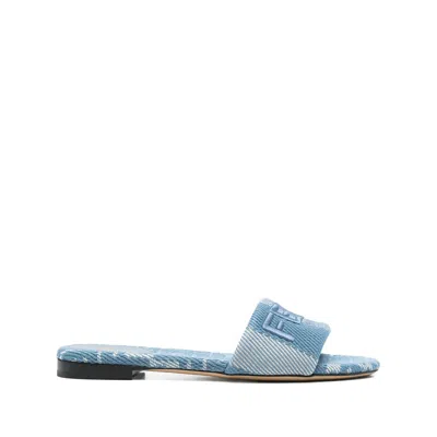 Fendi Blue Flip-flops & Slides Women