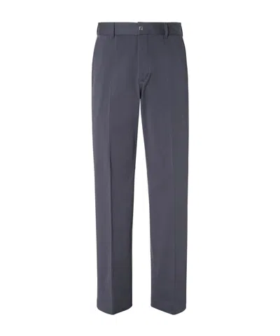FENDI FENDI LOGO PLAQUE TAILORED TROUSERS