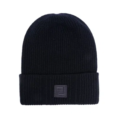 FENDI FENDI BLUE HATS MEN