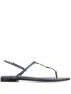 Fendi Sandali Infradito Fold In Pelle Avio  Donna In Gray