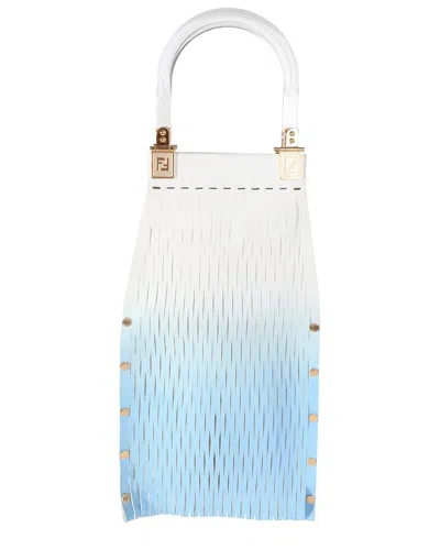 Fendi Blue Leather Sunny Top Handle Bag (authentic Pre-loved)
