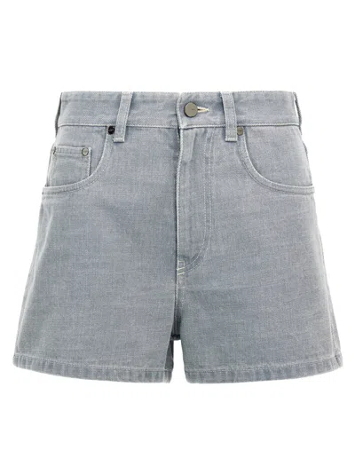 FENDI BLUE LOGO SHORTS