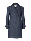 Fendi Monogram Denim Jacket In Blue