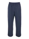 Fendi Monogram Trackpants In Blue