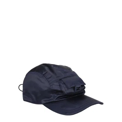 Fendi Blue Polyamide Caps (baseball Hat)
