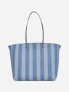 Fendi Blue Reversible Roll Large Shopper