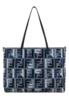 Fendi Blue Roll Large Tote