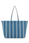 Fendi Blue Reversible Roll Large Shopper