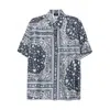 Fendi Bandana Shirt Floral Pattern In Blue