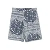Fendi Ermuda Shorts Trousers Blue In Blue