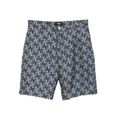 FENDI FENDI BLUE SHORTS - TAILORED SHORTS MEN
