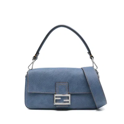 Fendi Blue Shoulder Bags Women