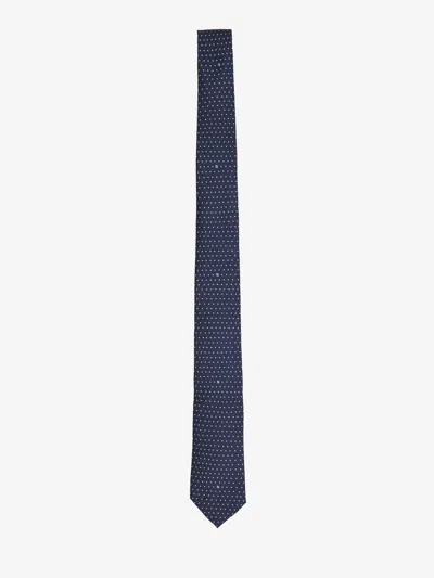 FENDI BLUE SILK TIE
