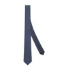Fendi Polka Dot Jacquard Silk Tie In Blue