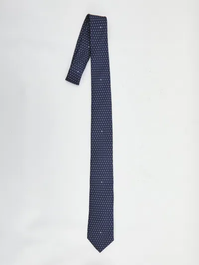 Fendi Blue Silk Tie