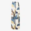 Fendi Patchwork Print Silk Flowing Pyjama Trousers Clothing In Multi