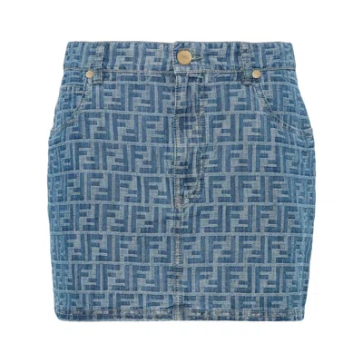 Fendi Blue Skirts - Fitted Skirts Women
