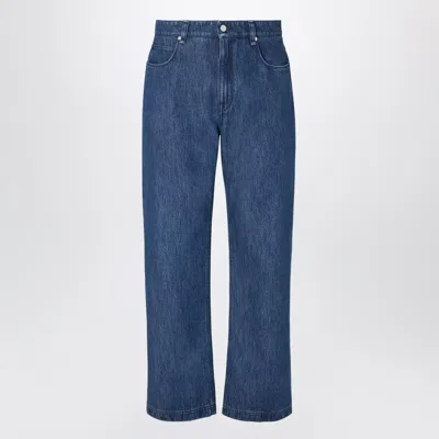 Fendi Blue Straight-cut Jeans