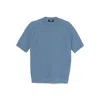 Fendi Blue Cotton T-shirts In Blue