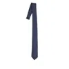 Fendi Polka Dot Jacquard Silk Tie In Blue