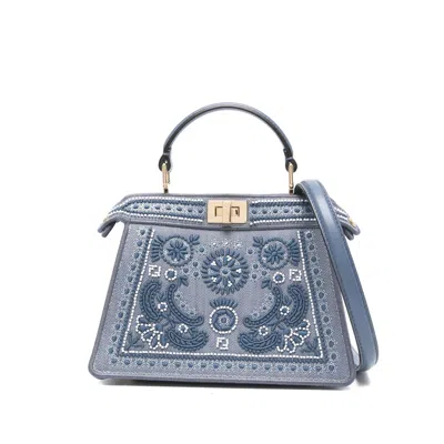 Fendi Blue Tote Bags Women
