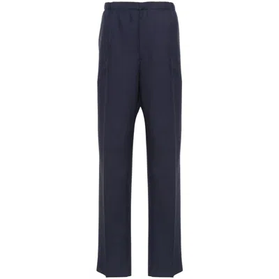 Fendi Blue Trousers - Regular & Straight-leg Trousers Men