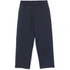 Fendi Ff Embossed Track Pants In Blue