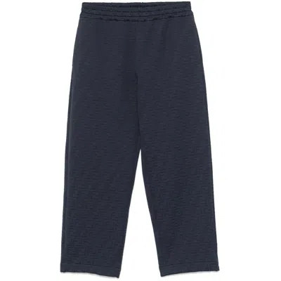 Fendi Blue Trousers - Track Pants Men