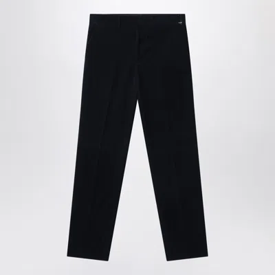 Fendi Blue Velvet Trousers Men