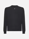 Fendi Blue Virgin Wool Sweater