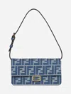 Fendi Wallet On Chain Baguette With Shoulder Strap With All-over Ff Motif