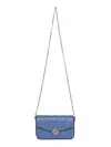 Fendi Blue Wallet On Chain Ff Diamonds Minibag In Blue