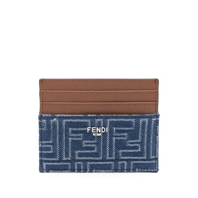Fendi Blue Wallets & Cardholders Men