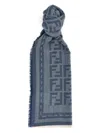 Fendi Ff Shawl Scarves And Foulards Blue In Blue