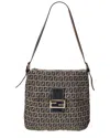 Fendi Blue Zucca-print Canvas Mamma Baguette (auth