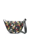 Fendi Men Melon Small Ff Shoulder Bag In Multicolour